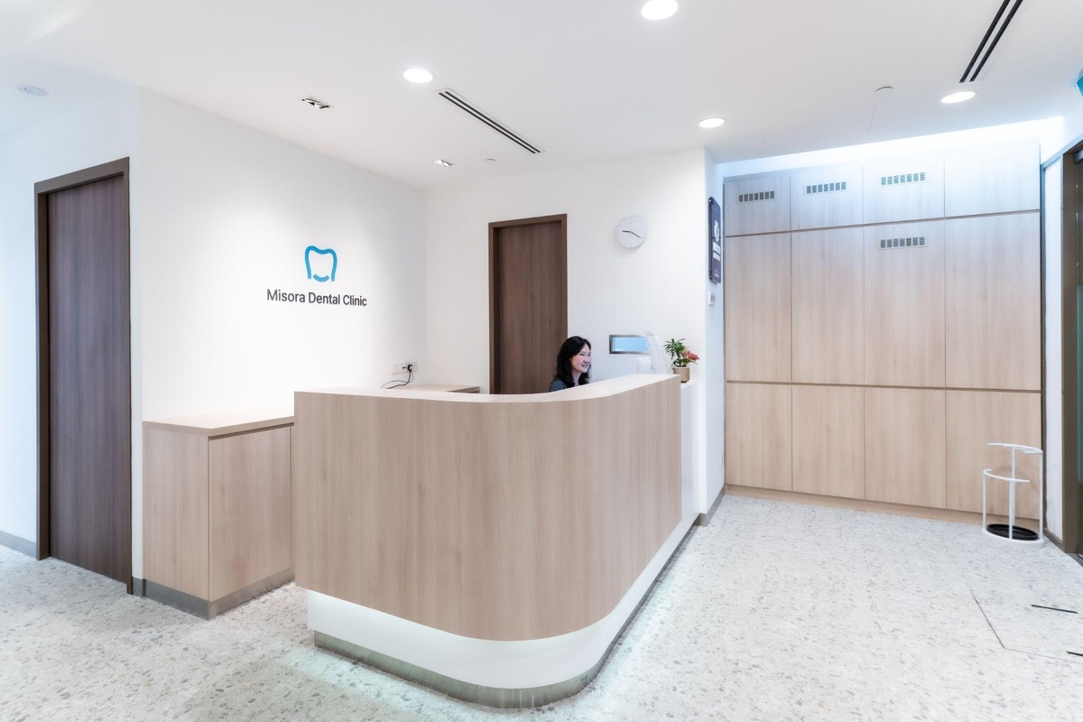 Misora Dental Clinic reception at Orchard Medical Specialists Centre, Singapore